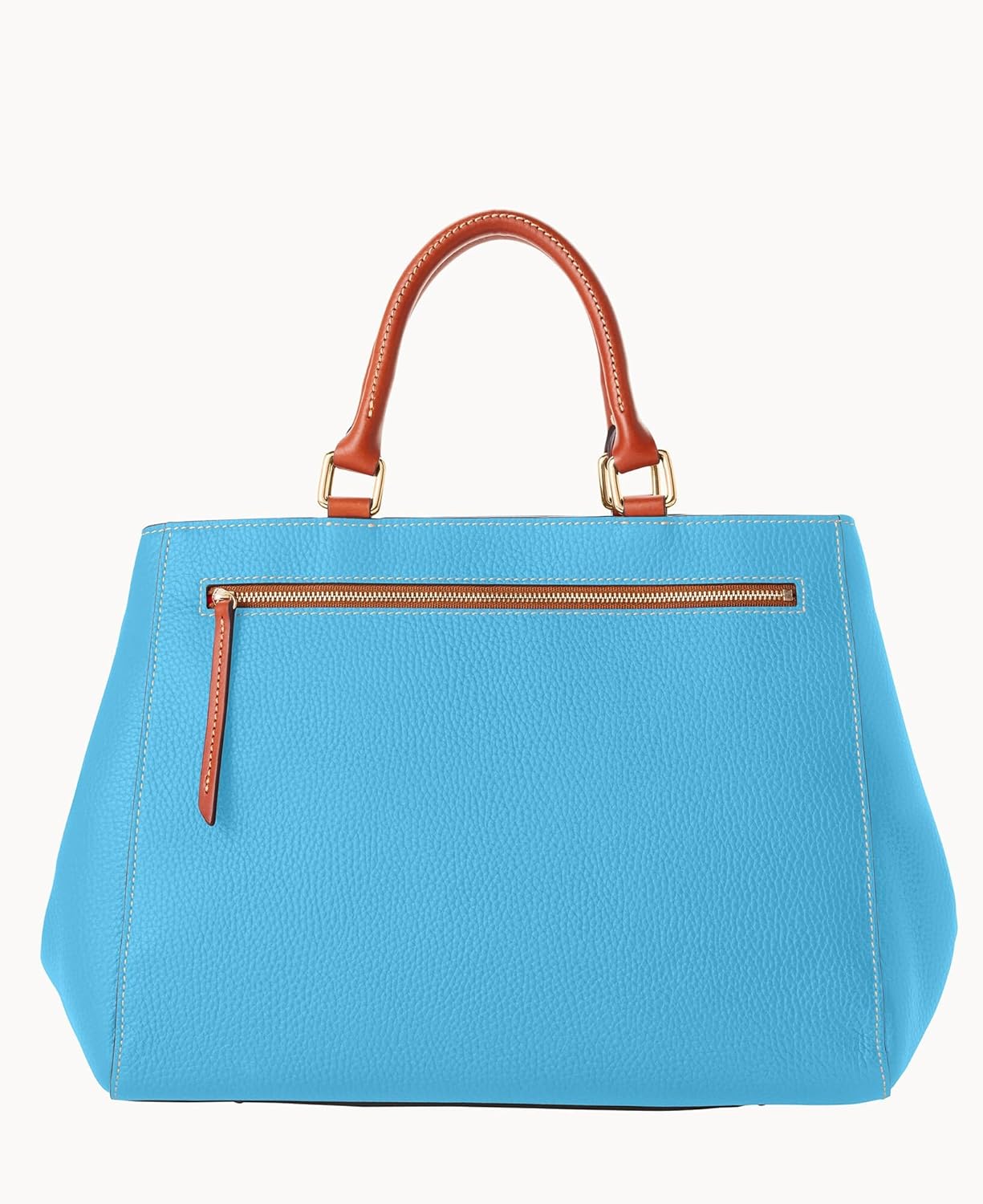 Dooney & Bourke Satchel Bags for Women, Pebble Grain Leather Zip Handbag with Crossbody Strap | with Crossbody Strap - Image 4