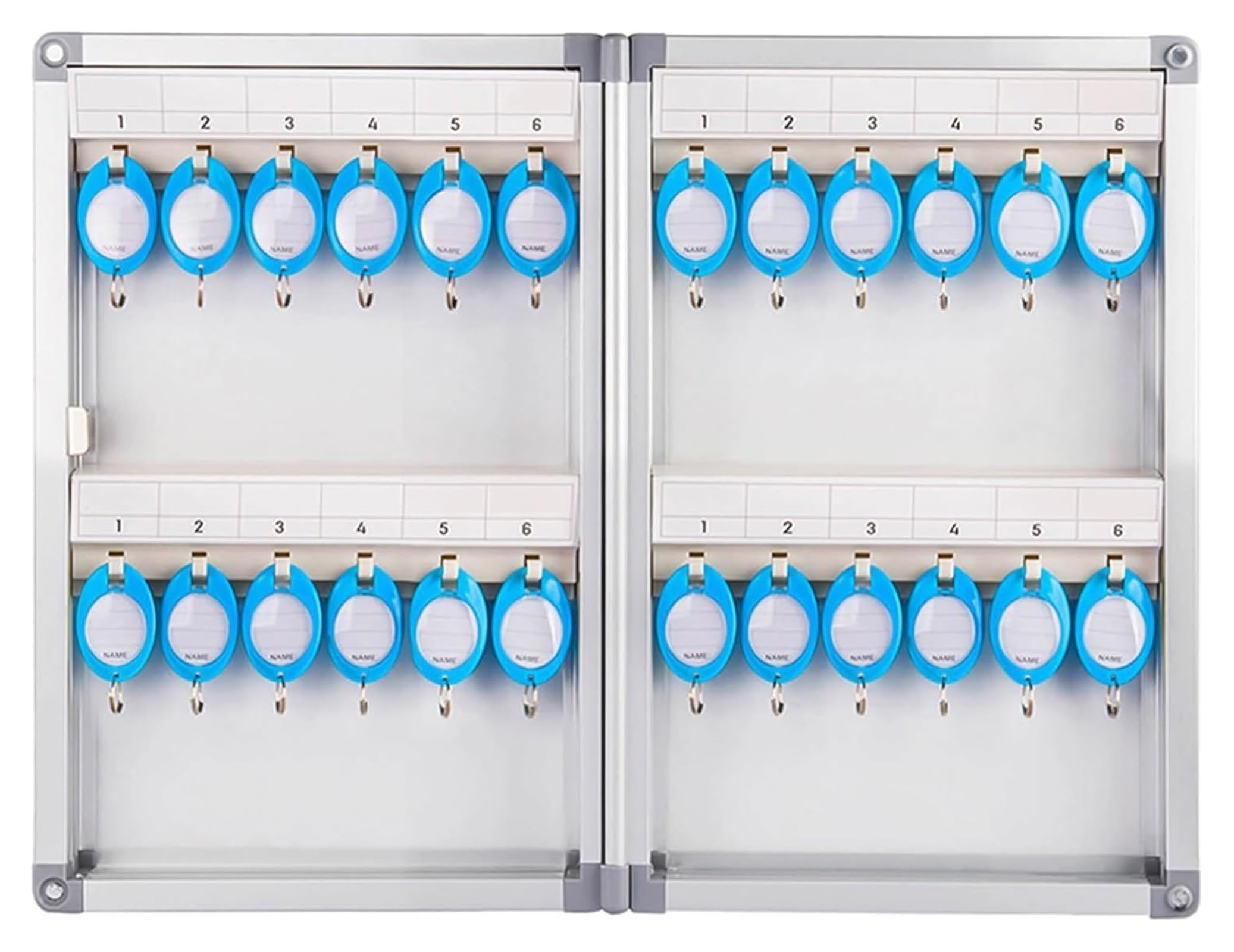 Generisch Schlüsselschrank, Schlüsselschrank-Schließfach, wandmontierbares Schlüsselschließfach, Metall-Schlüsselorganizer, Schlüsselaufbewahrungsbox, Schlüsselverwaltung (24)