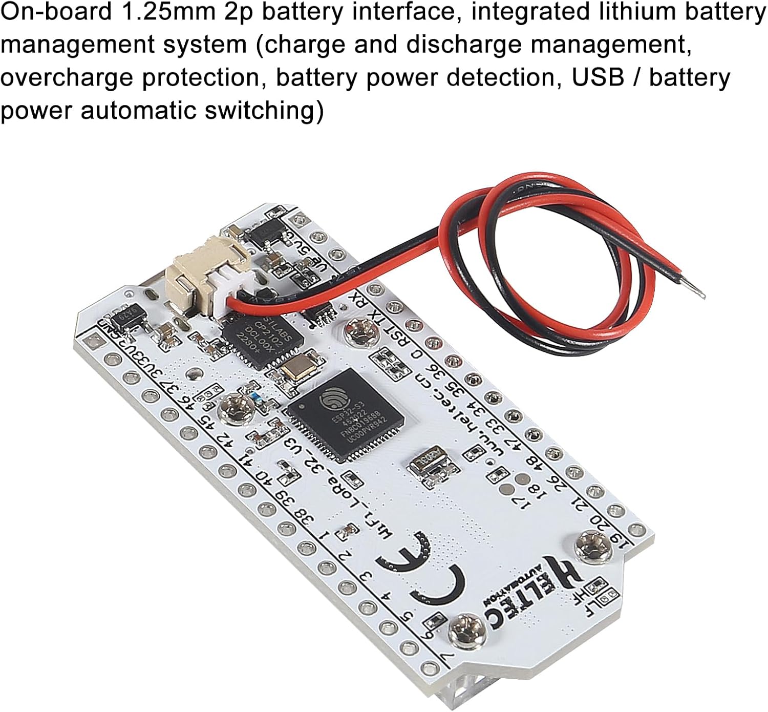 AITRIP 2 Sets 915MHZ ESP32 Lora V3 WiFi+BLE Development Board SX1262 Type-C Lora Kit 0.96inch OLED Display ESP32-S3 Dual-core with Protective Case Compatible with Arduino NodeMCU