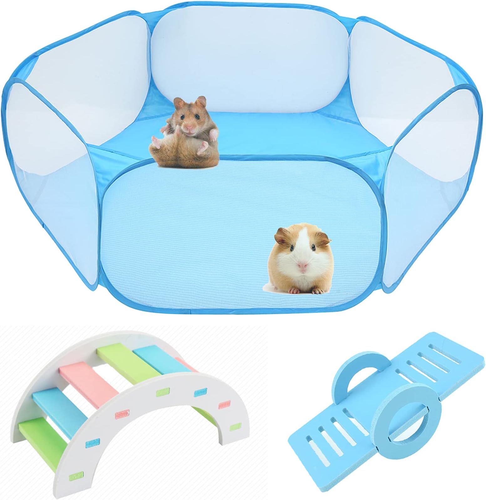 Hamster Foldable Exercise Playpen, Breathable and