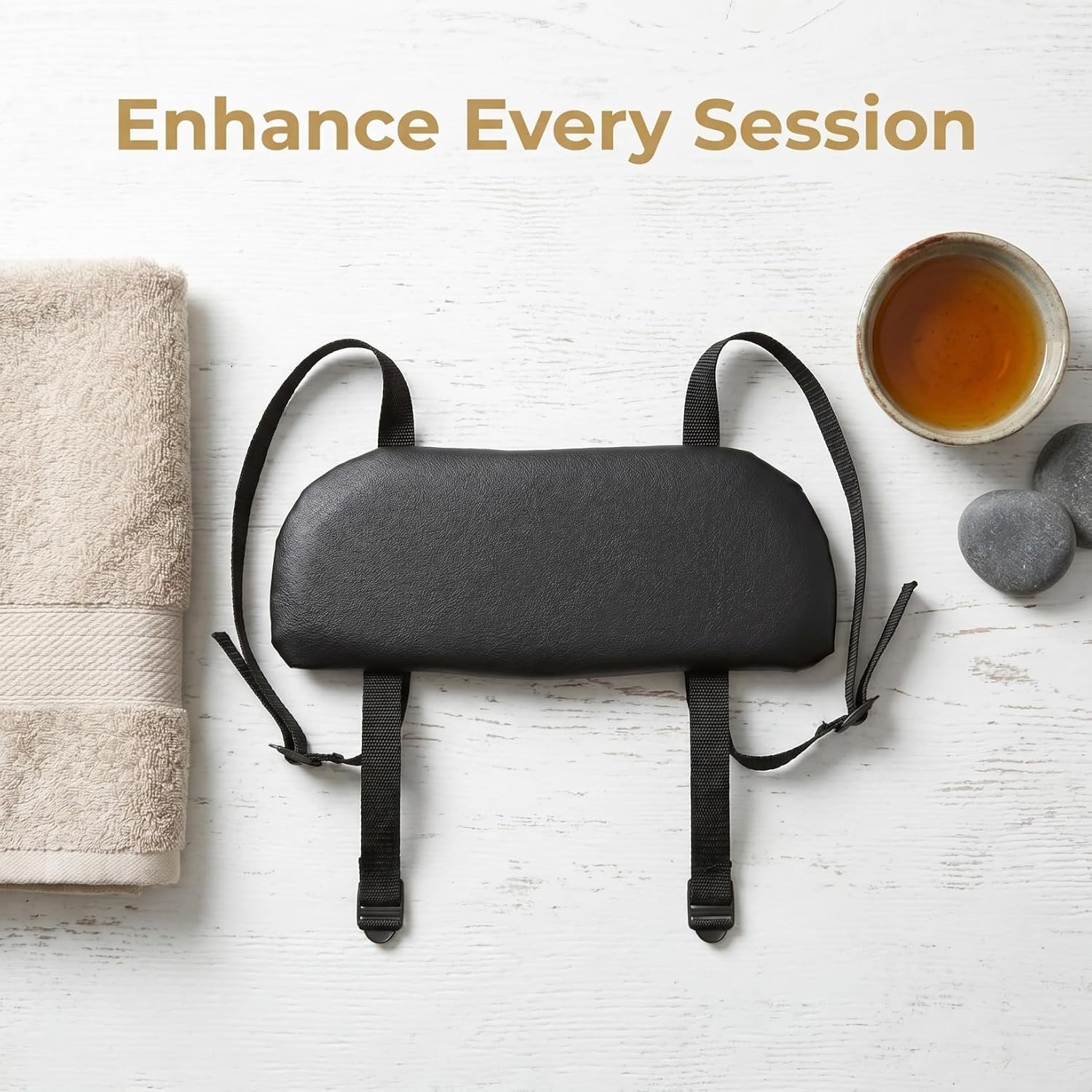 CALLARON Arm Rest Support for Massage Table Hanging Hand Rest Board with Pu Sponge Cushion 15.74X6.29In Adjustable Beauty Bed Armrest Accessory for Spa Facial Treatments