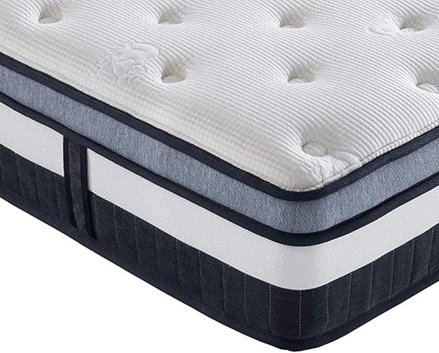 Vesgantti 3FT Single Mattress, 11 Inch Pocket Sprung Mattress Single with Breathable Foam and Individually Pocket Spring - Medium, Luxury Box Top Collection