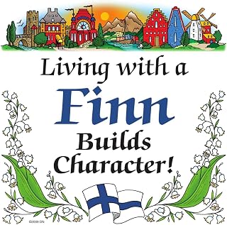 Finnish Souvenirs Magnetic Tile: (Humble Finn)