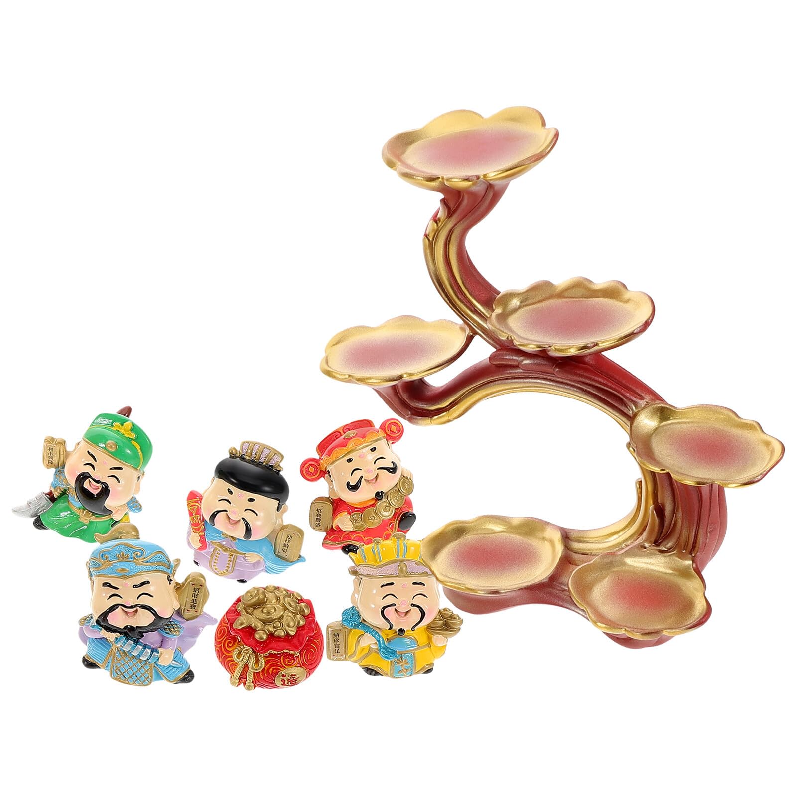 Ornement or LIFKOME statue Feng Shui de table au design élégant pour la richesse