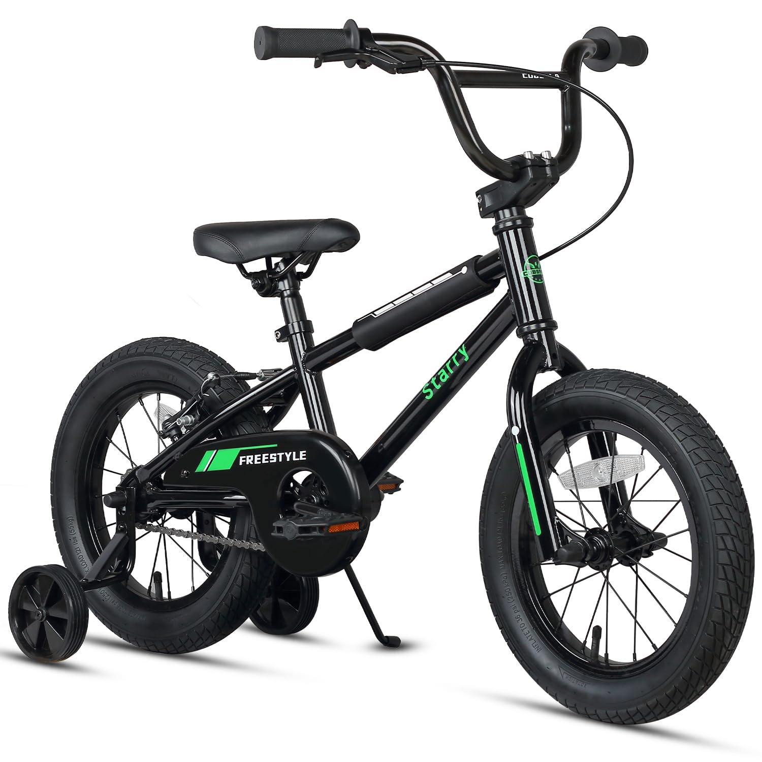 12 14 16 18 Inch Kids Bike BMX Style Bicycle with Training Wheels Coaster Brake for 1-10 Years Old Toddlers Boys Girls Multiple Colors
