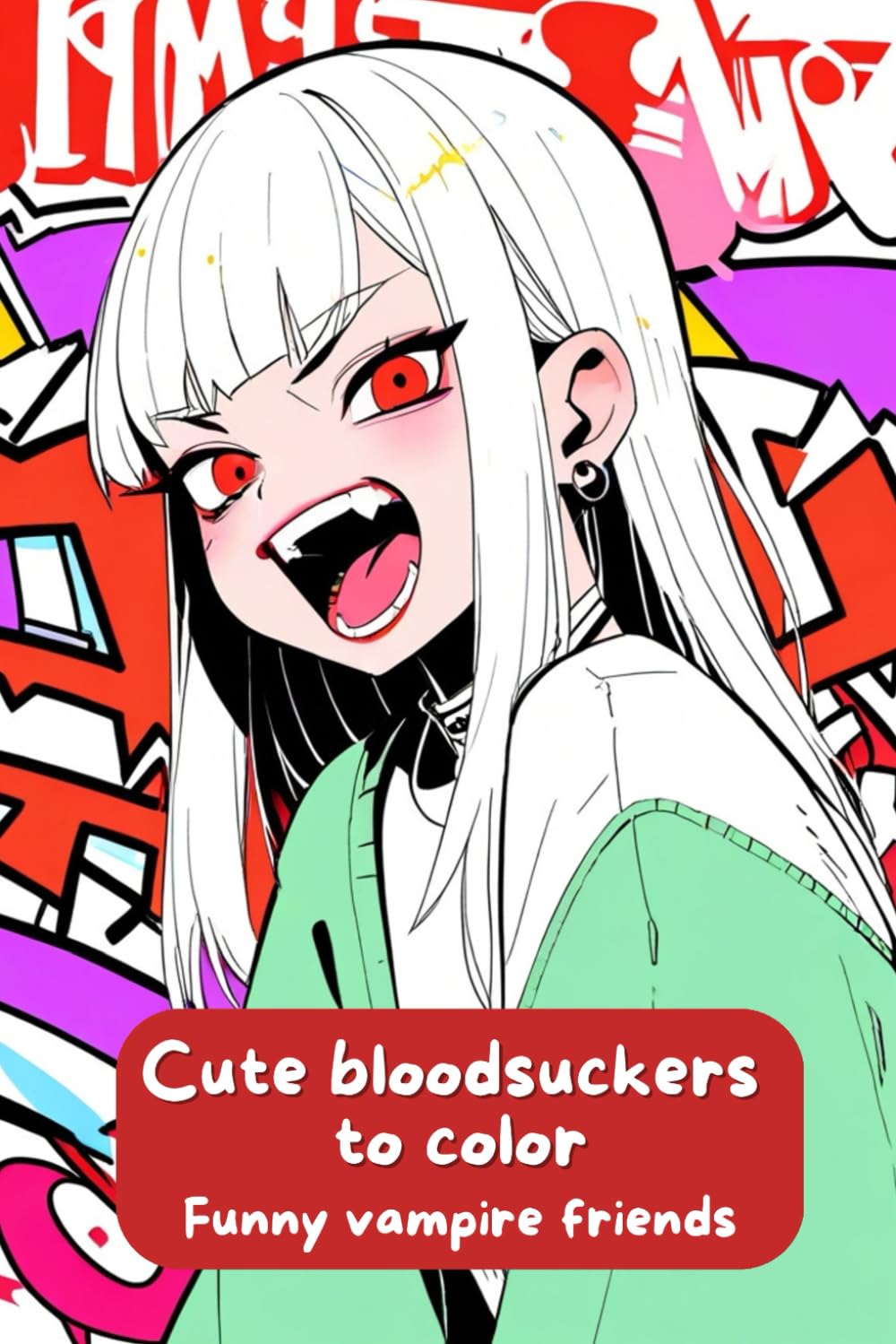 Cute bloodsuckers to color. Funny vampire friends. A coloring book for boys and girls. My First Vampire Coloring Book – Spooky fun for children. ... Little Vampires. Halloween vampires to color.