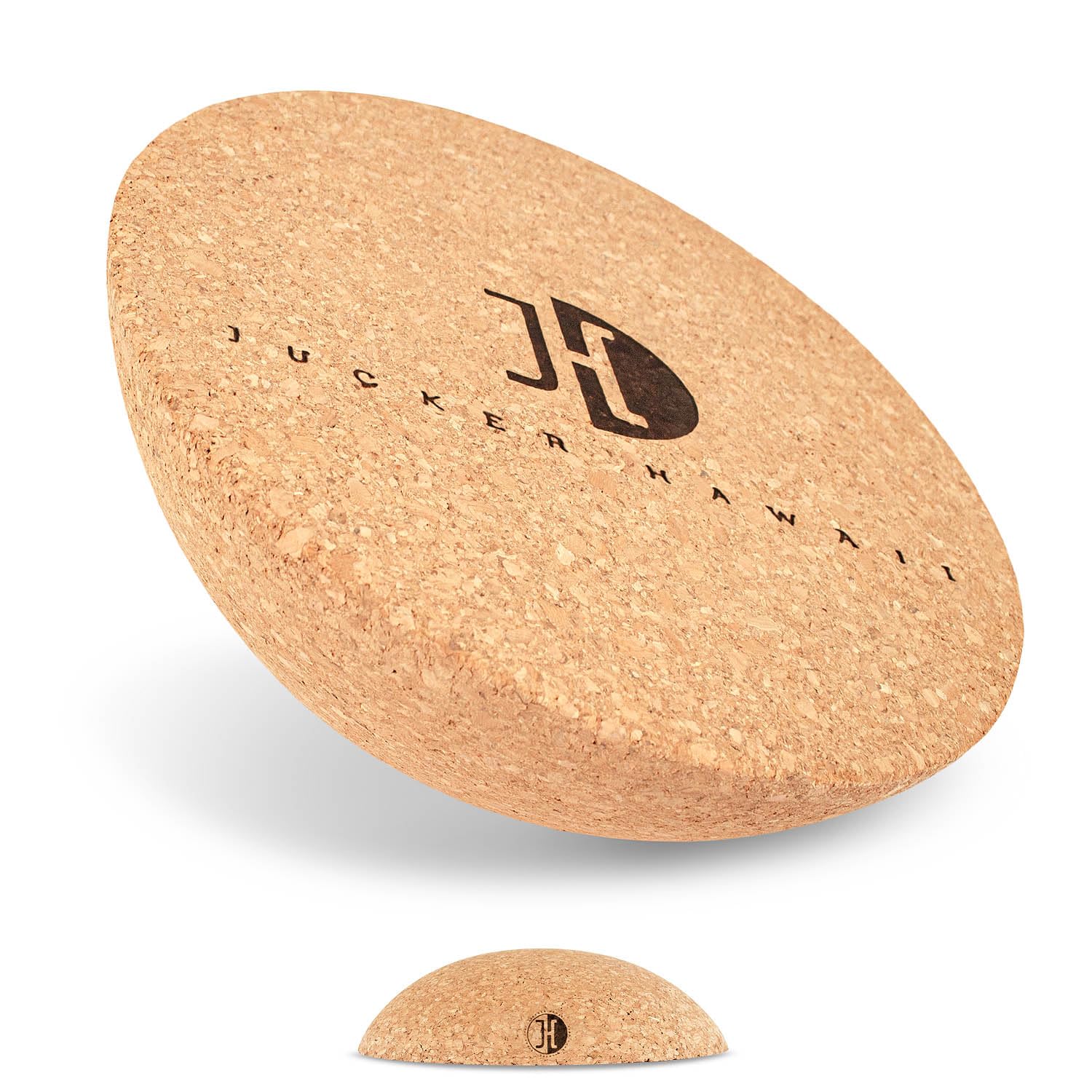 JUCKER HAWAII Kork Halbkugel - Passend für jedes Balance Board - Pures Surf-Feeling & Ganzkörpertraining - Ø 30 cm, Höhe 10 cm - Für Kinder & Erwachsene