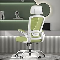 Vista 9 de Mimoglad Silla de Oficina, Silla de Escritorio Cómoda - Silla Ergonómica de Computadora de Respaldo Alto con Soporte Lumbar Ajustable