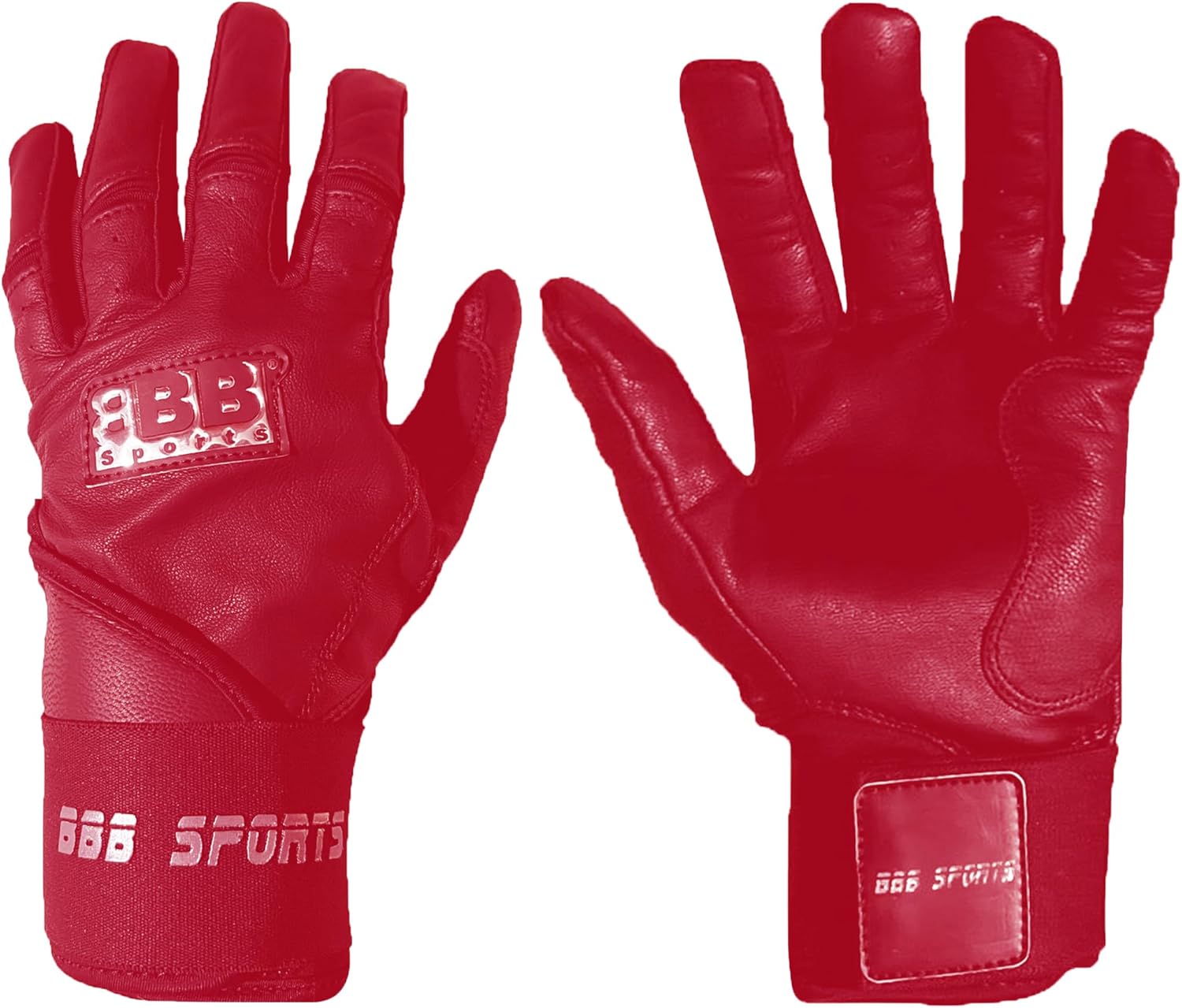 Batting Gloves with Long Cuff Strap for Baseball & Softball