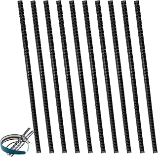 10 PACK Anti-Slip Silicone Grip Headbands, Self-Adhesive Hairbands with Teeth Strips, Craft Hair Accessories (0.18 * 6.89 in)