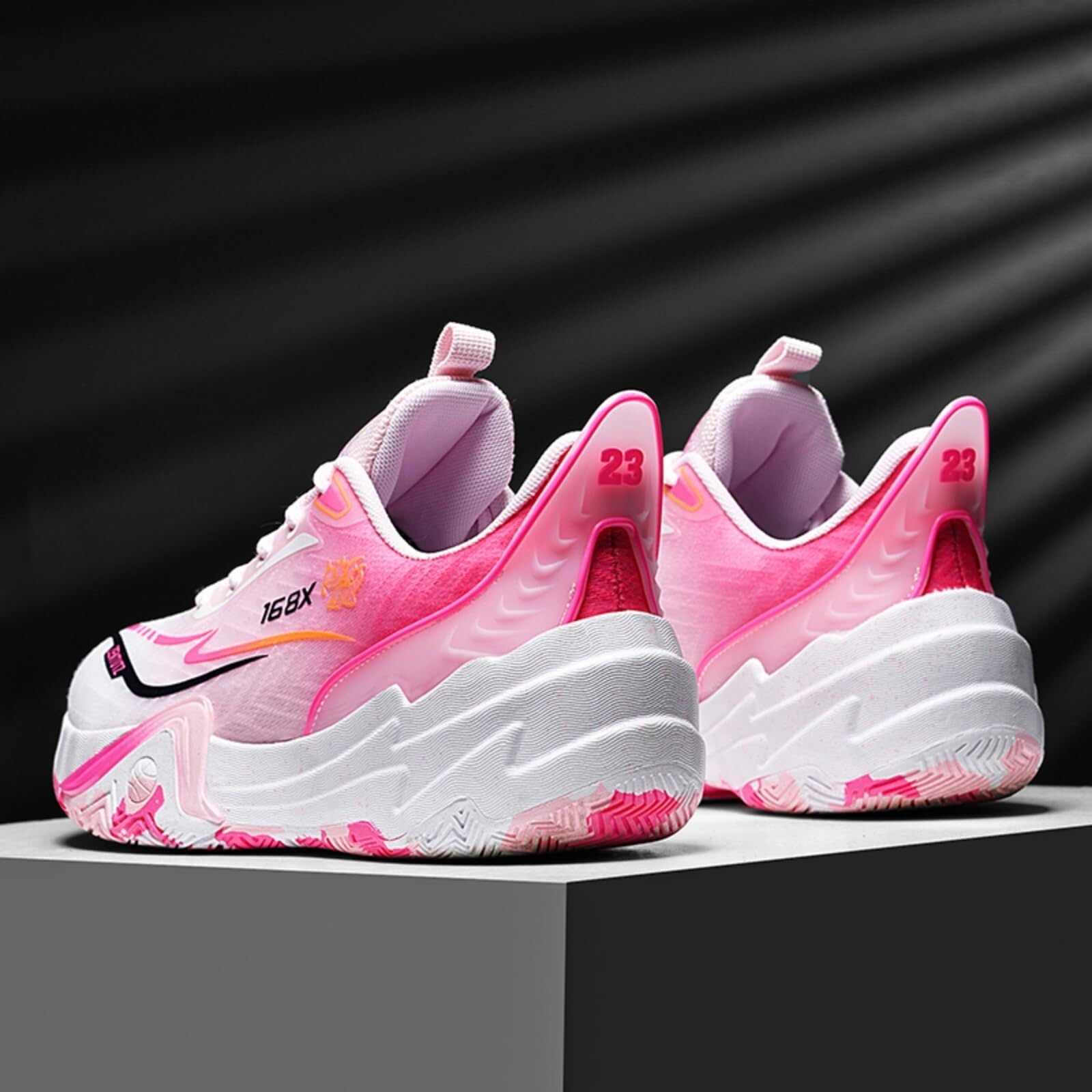 Le Scarpe da Basket Unisex Sono Traspiranti, Antiscivolo, Resistenti all'Usura, ammortizzanti e rimbalzanti, Scarpe Sportive for Ragazzi.