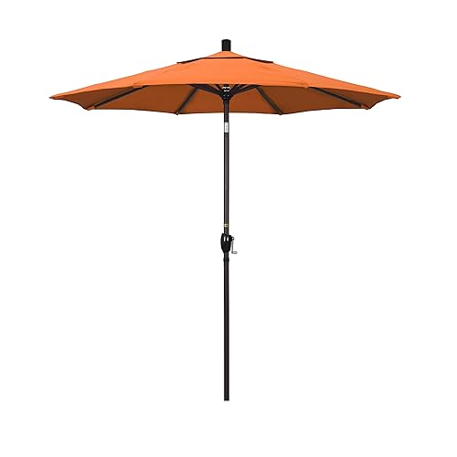 7.5' Rd Pacific Trail Series Aluminum Patio Umbrella, Crank Lift,