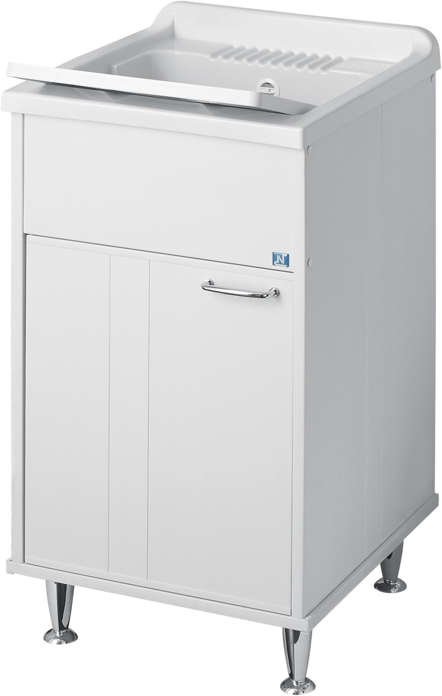 Negrari 9046A White Resin Outdoor Wash Basin