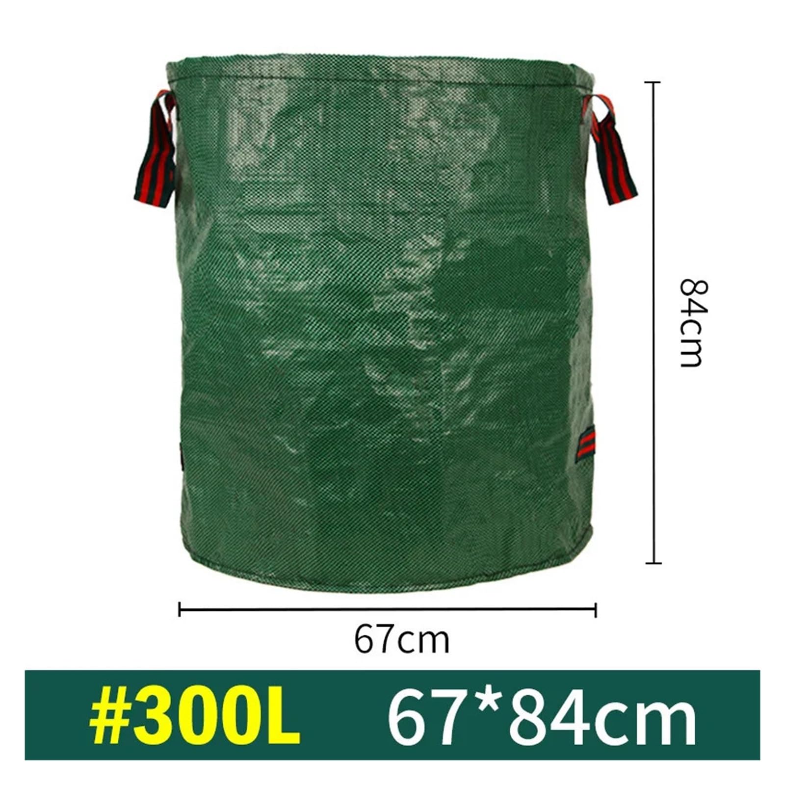 Borsa da giardino riutilizzabile for prato for foglie for caricare lo stoccaggio delle(300L)