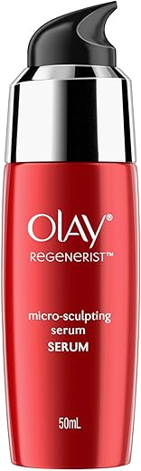 Olay Regenerist Micosculpting Serum | Hydrated, Plump, Bouncy Skin | With Hyaluronic Acid, Niacinamide and Peptides | Normal, Oily, Dry, Combination Skin | 50ml