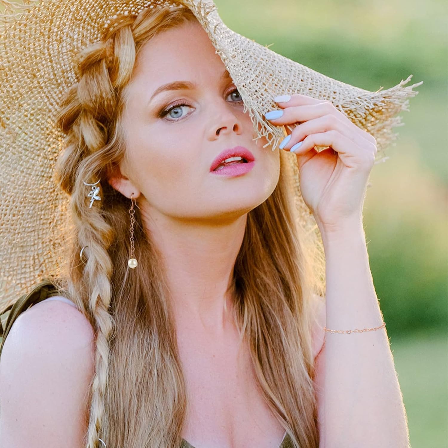 PH PandaHall 16.4 Feet Brass Heart Link Chains 18K Rose Gold Plated Heart Chains Soldered Jewelry Chains with 50Pcs Jump Rings Lobster Claw Clasps for Bracelet Necklace Jewelry Making - Image 3