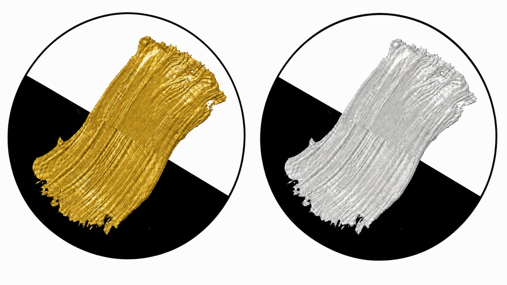 Tintas opacas a base de agua para serigrafía (juego dorado y plateado, 300 g)