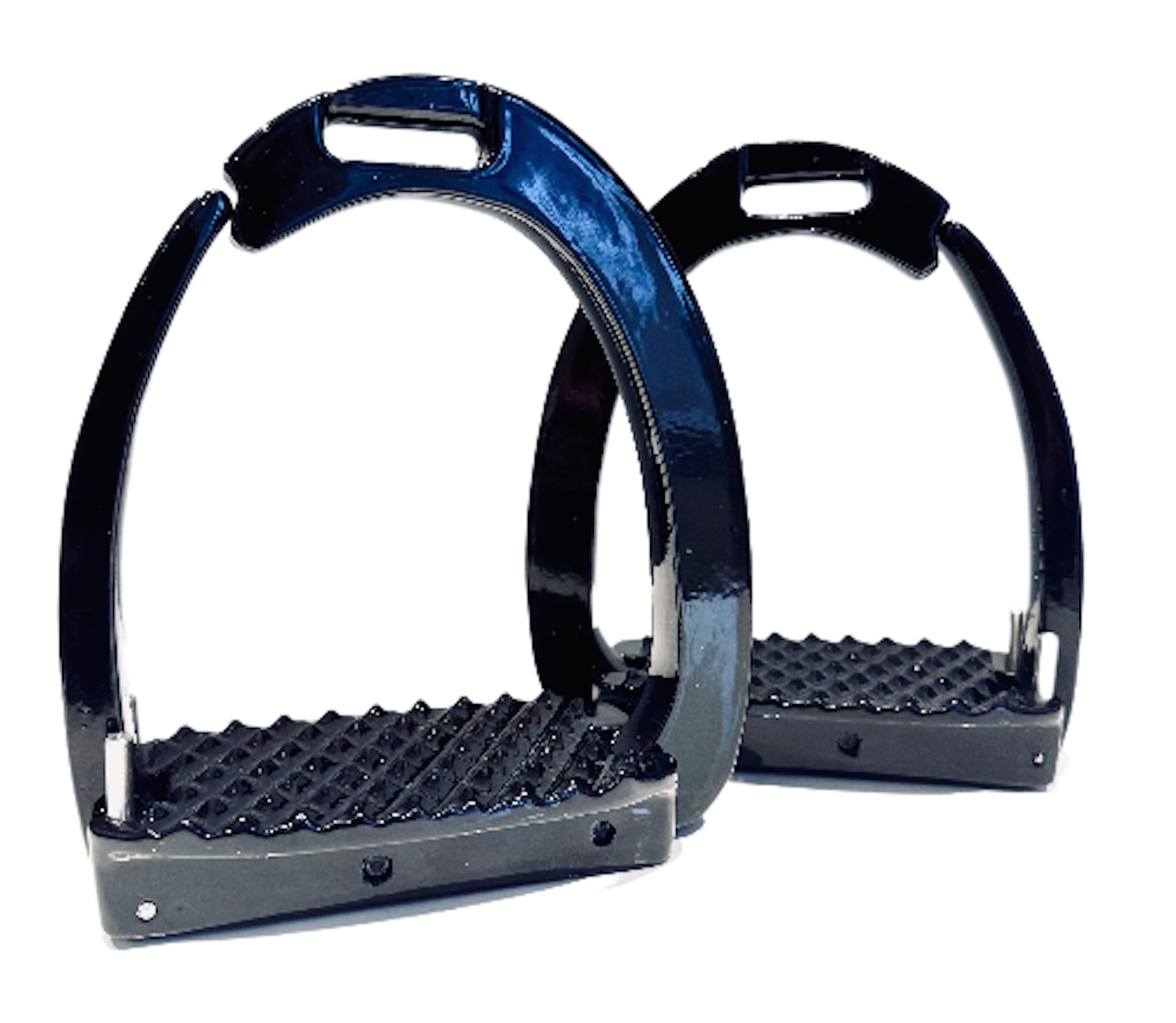 Horse Safety Black Stirrup Irons Quick Release Stability Aluminium Stirrup 4.75" - Image 3