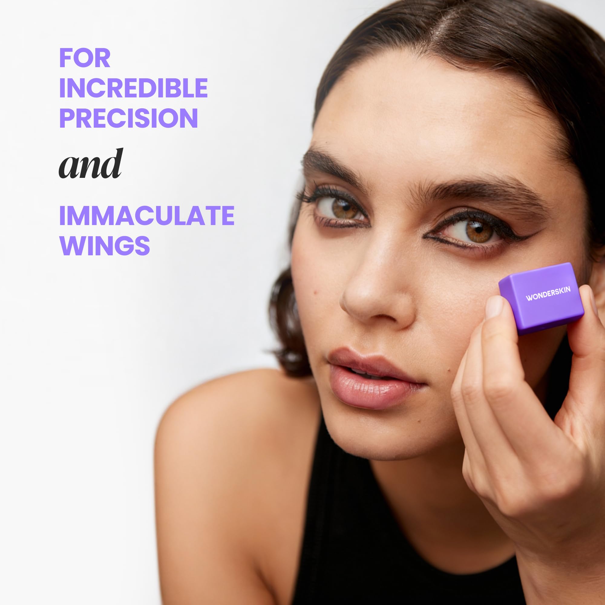 Wonderskin Temperamatite per matite trucco – temperino di precisione per eyeliner, matite labbra e matite occhi