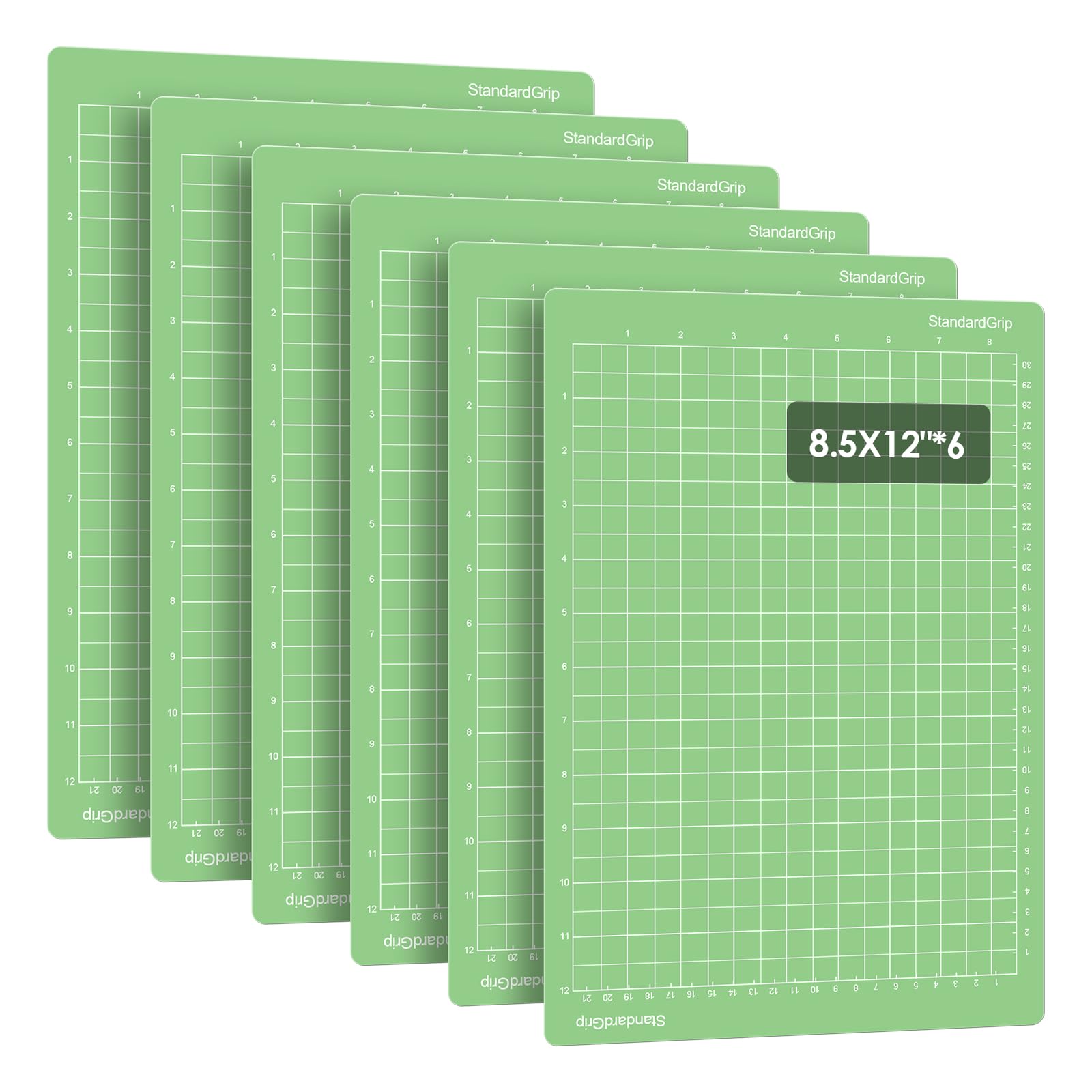Cricut Joy Xtra tappetini da taglio StandardGrip 6 pezzi 21,5x30,5 cm autoadesivi