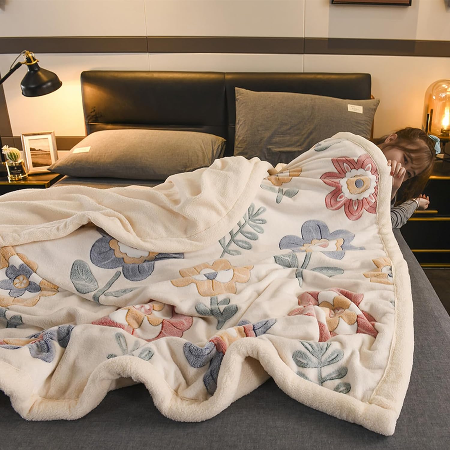 テラミーシーツ グレージュ 般若心経 毛布 シングル 合わせ 藤色 寝具