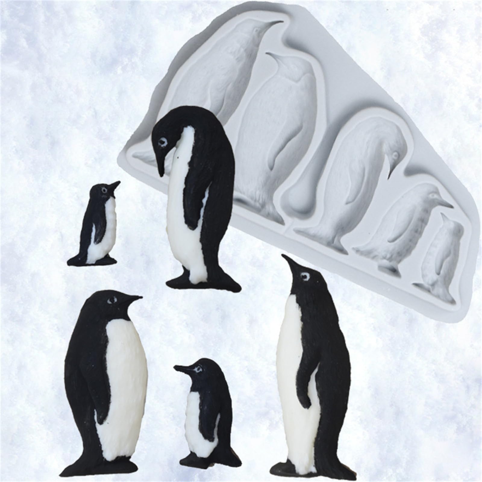 Stampo fondente in Silicone pinguino stampo per caramelle al