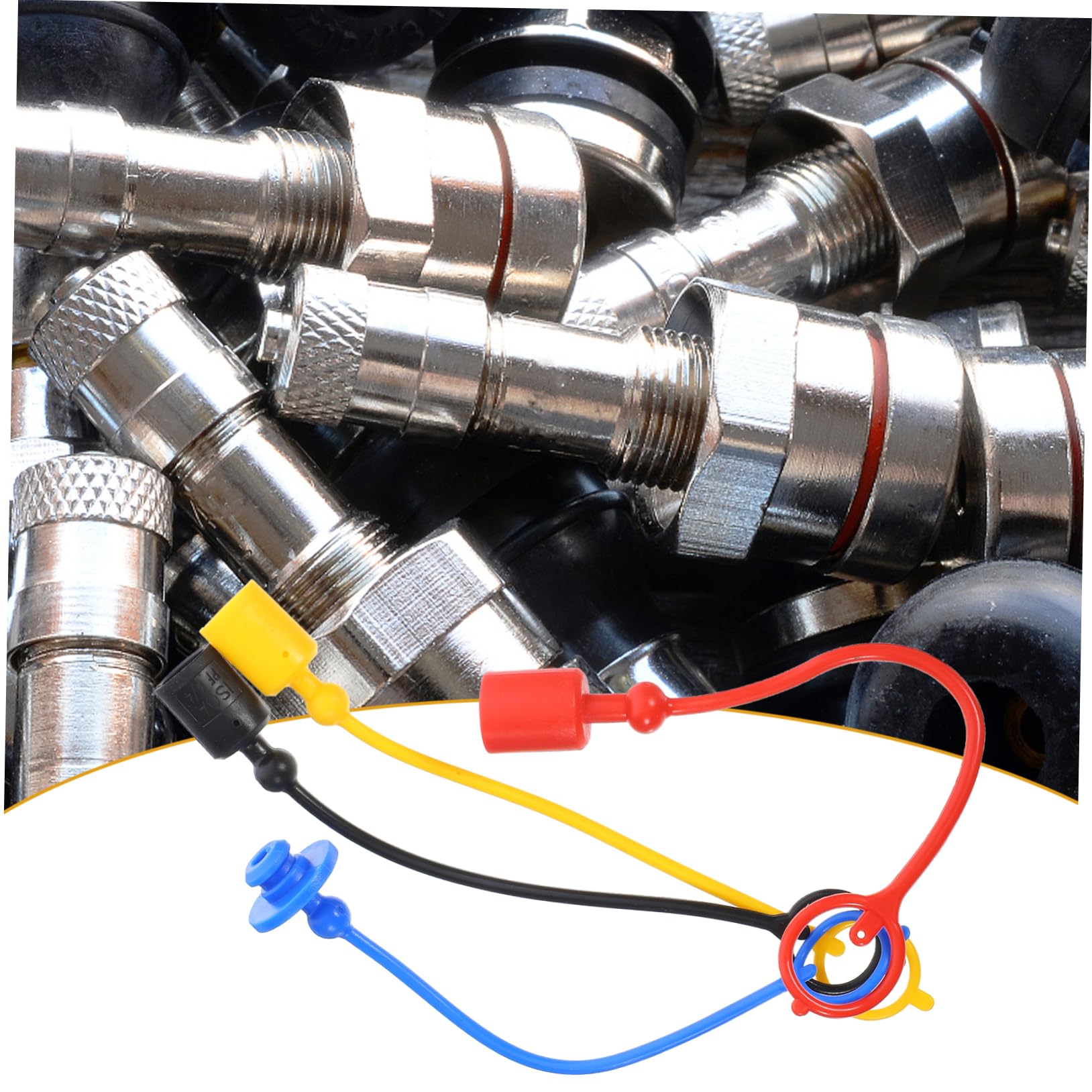 Mobestech 20sätze Hydraulik Kupplungsabdeckungen Teiliges Staubschutzkappen Für Schnelle Adapter Hochwertige Kunststoffkappen Einfache Installation Robuste Verarbeitung