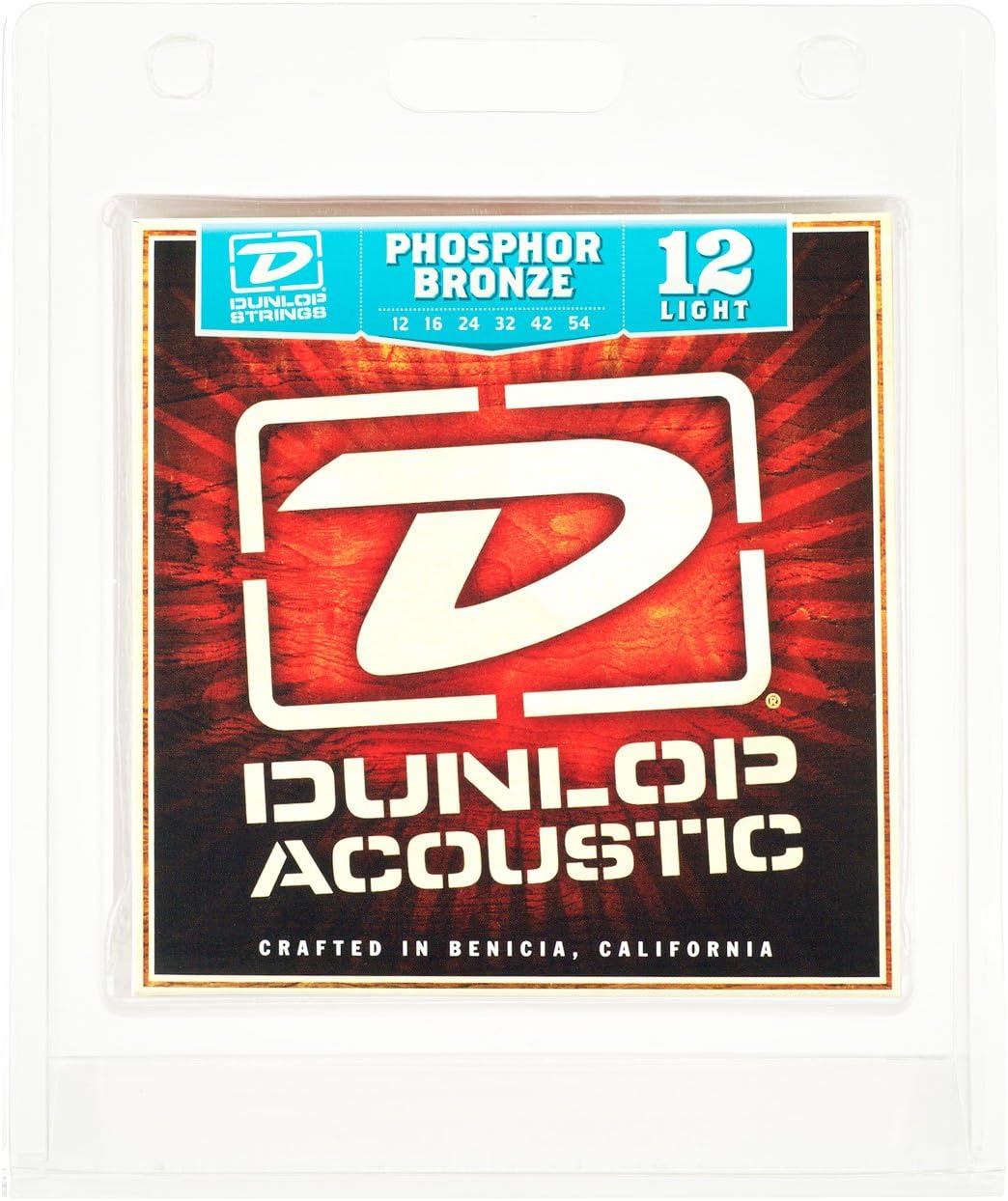 Dunlop 83CBA12 Acoustic Trigger Capo & Phosphor Bronze Strings Combo Pack