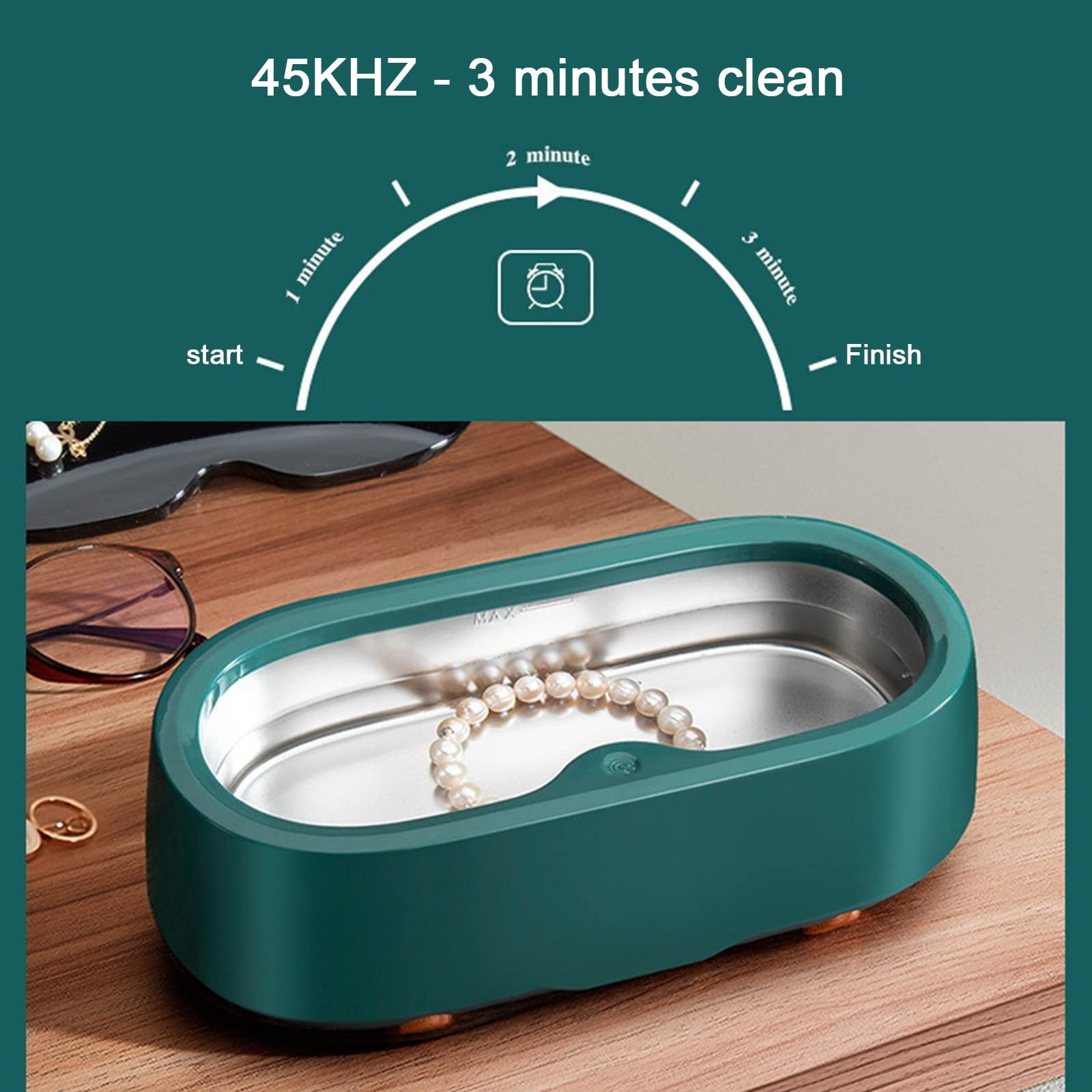 Amazon.com: Ultrasonic Cleaner with Stainless Steel Tank 45KHz