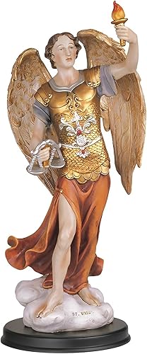 ICE ARMOR Figura religiosa de ángel de la sabiduría de 12 pulgadas de alto Arcángel Uriel