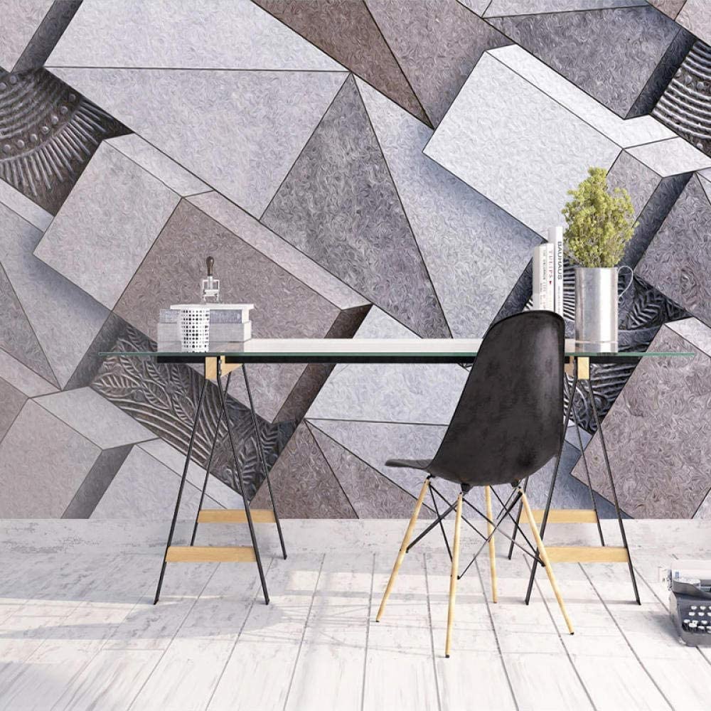 Gris Ladrillo Abstracto Tridimensional 3D Mural De La Pared Dormitorio Grandes Fondos De Pantalla Sala De Estar De Pelar Y Pegar Fotos Autoadhesivas Comedor Decoración Para El Hogar Oficina Carteles