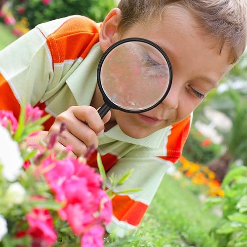 Miniatura 7 de Elcoho Paquete de 12 lupas de mano de plástico para leer joyas, accesorios de escritorio de oficina en casa con bolsa de almacenamiento