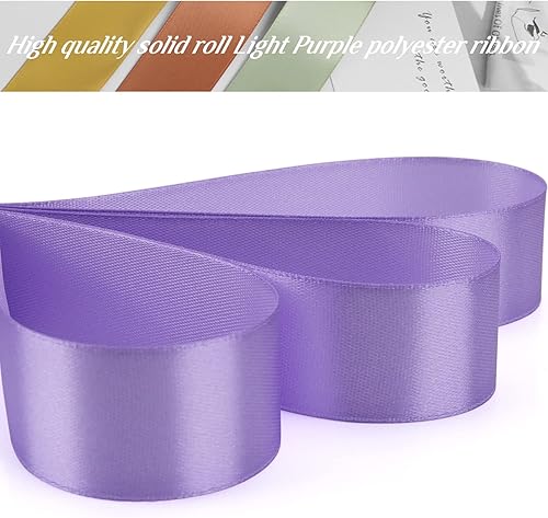 Miniatura 158 de Cinta de oro rosa de 1-1/2 pulgadas, para envolver regalos, 50 yardas, corona de fiesta de boda, costura, accesorios para el cabello, decoración