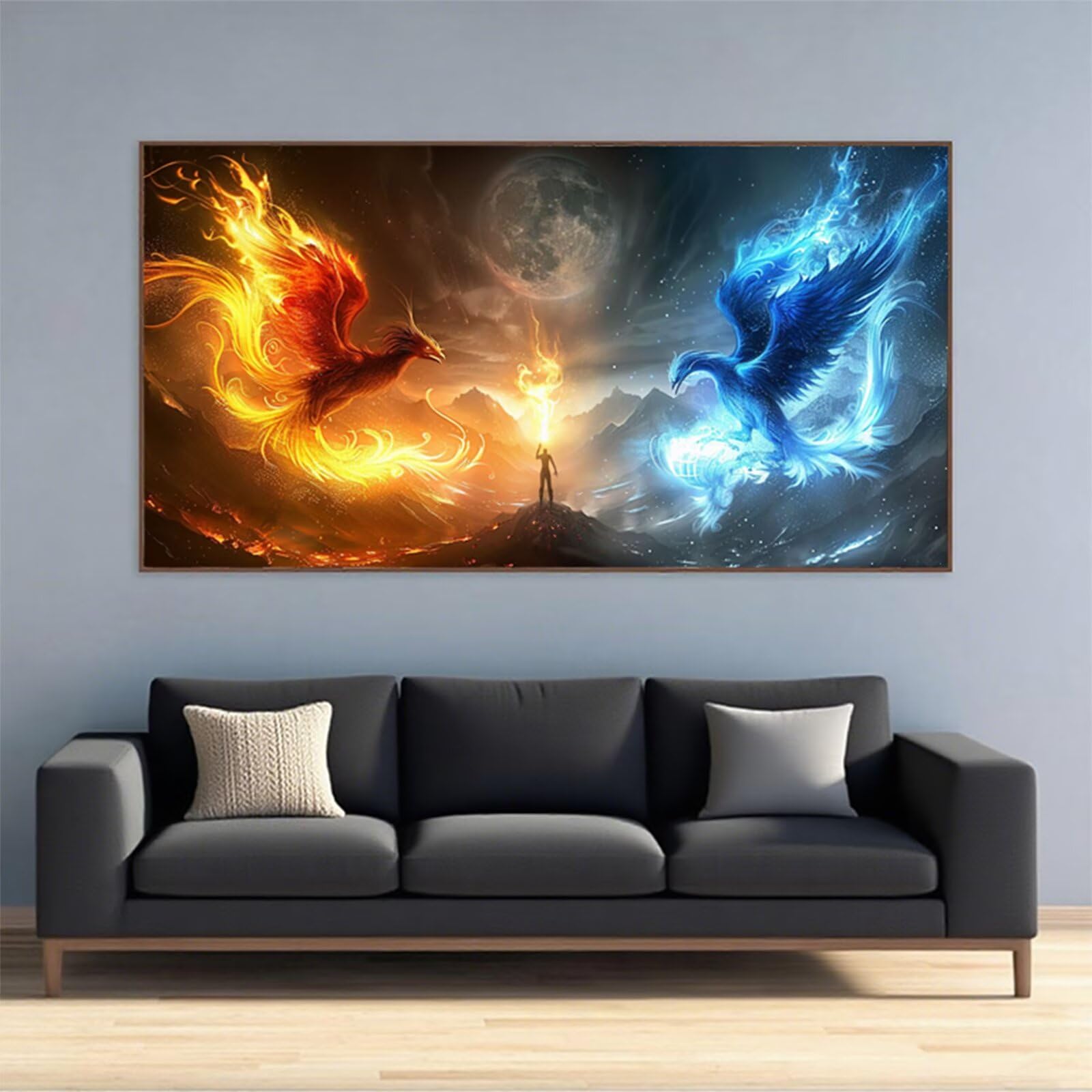 Diamentowa sztuka feniks zestawy do malowania diamentami dla dorosłych, 5D Dimond Art Animal Gem Arts and Crafts Paintings, DIY, kryształ górski, haft krzyżykowy, malowanie według numerów, dekoracja
