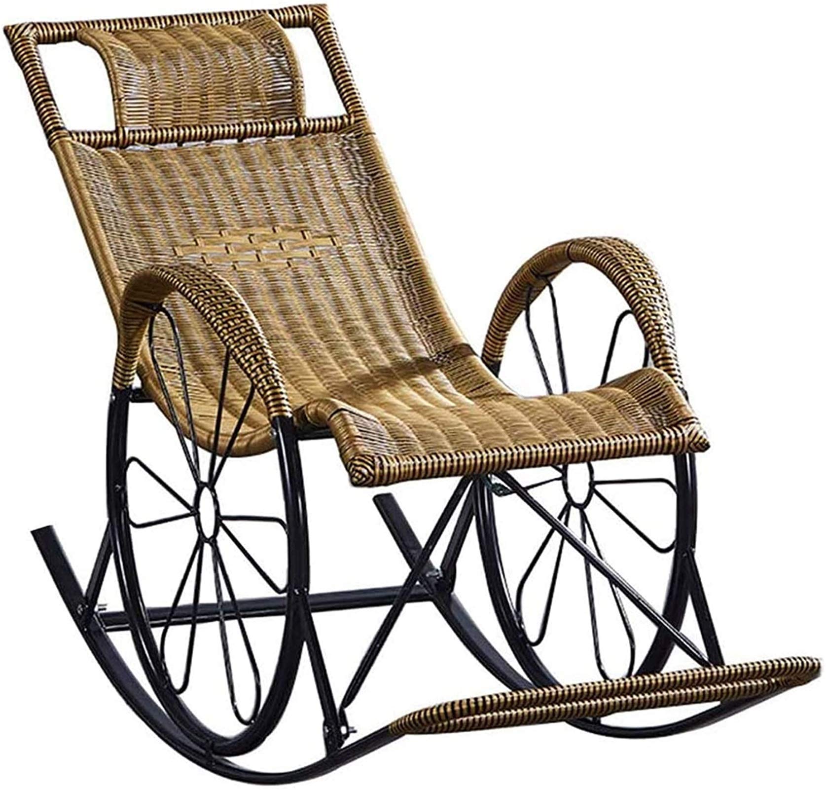 Chaise longue inclinable légère à bascule pour vos moments de détente au jardin