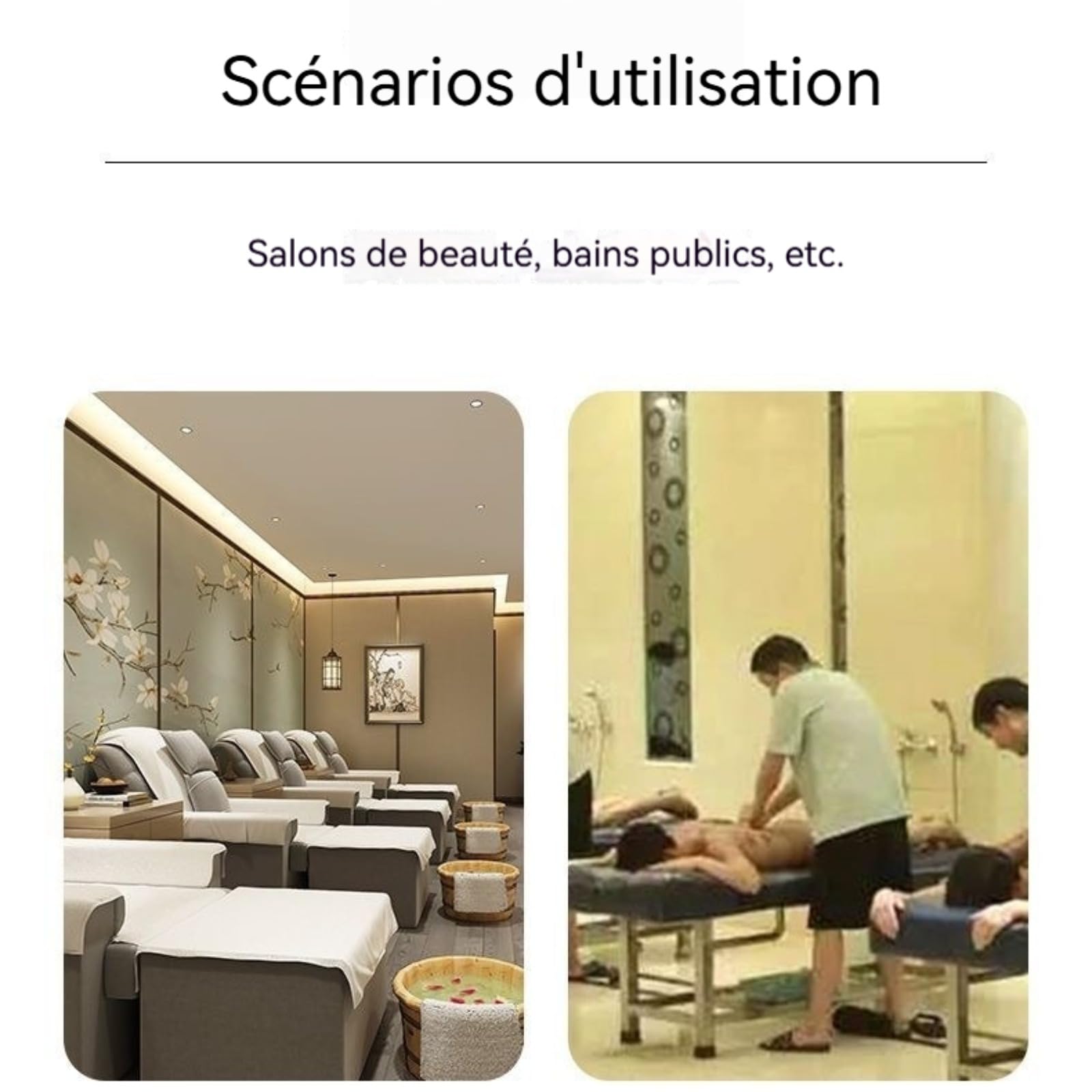 Draps De Sauna Jetables 230 X 120 Cm 8.6g Lot De 100 Housses En Plastique Couverture Infrarouge Pour Salon De Beauté Et Spa
