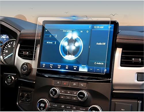 CDEFG Protector de pantalla para Ford Expedition 2022-2024, vidrio templado 9H HD de 12 pulgadas, accesorios para pantalla táctil Expedition