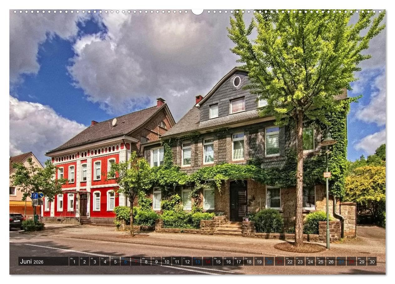 Stadtansichten Overath - Die charmante Stadt an Agger und Sülz (hochwertiger Premium Wandkalender 2026 DIN A2 quer), Kunstdruck in Hochglanz