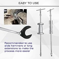 Vista 5 de Herramienta de extracción de eje CV interno ReluxGo de 48 mm con tuerca, accesorio de polea de eje de transmisión delantero, se ajusta a martillos