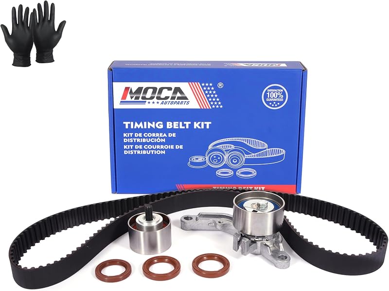 Kit de correia dentada MOCA AUTOPARTS para Chrysler PT Cruiser, Dodge Caravan, Jeep Wrangler e Dodge Stratus 2.4L – 1 kit
