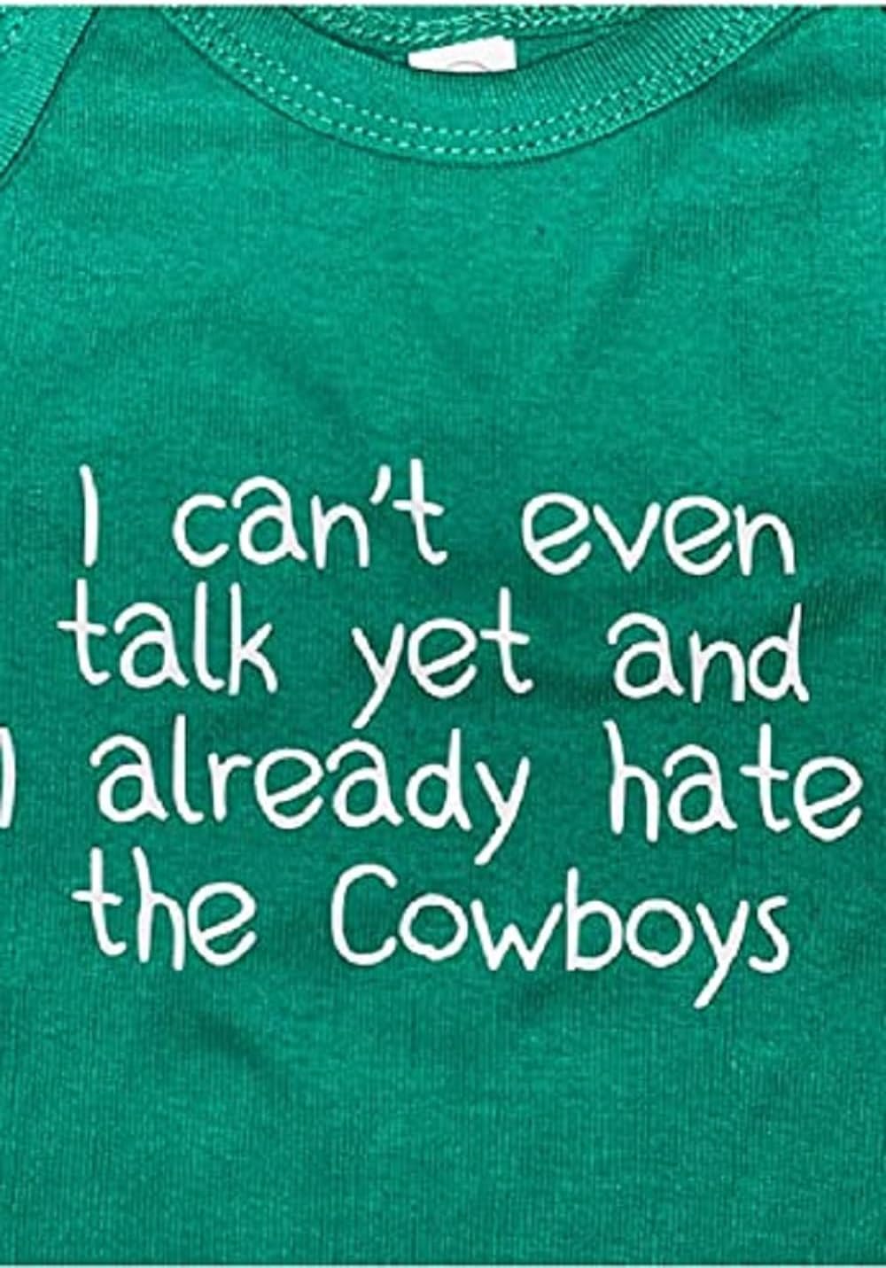 Eagles fans baby bodysuit onesie ® infant one piece hate the Cowboys custom funny football