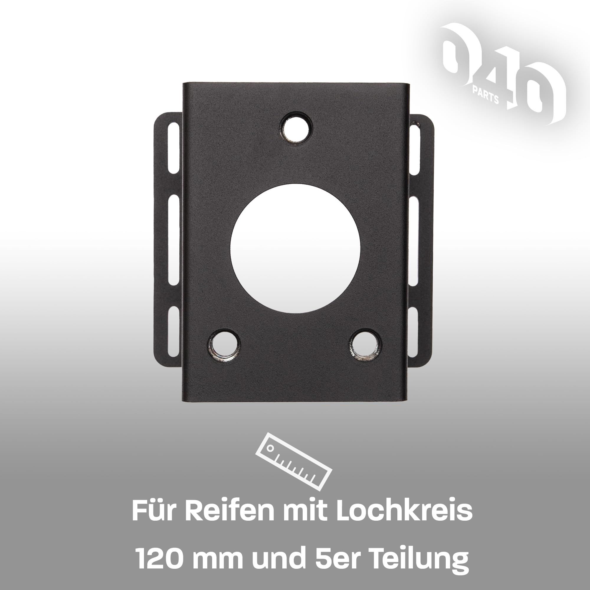 Support de roue de secours pour VW T5, T6 et T6.1 Pneu de rechange compatible avec de nombreux autres jantes Support de pneu de secours Support de roue de secours