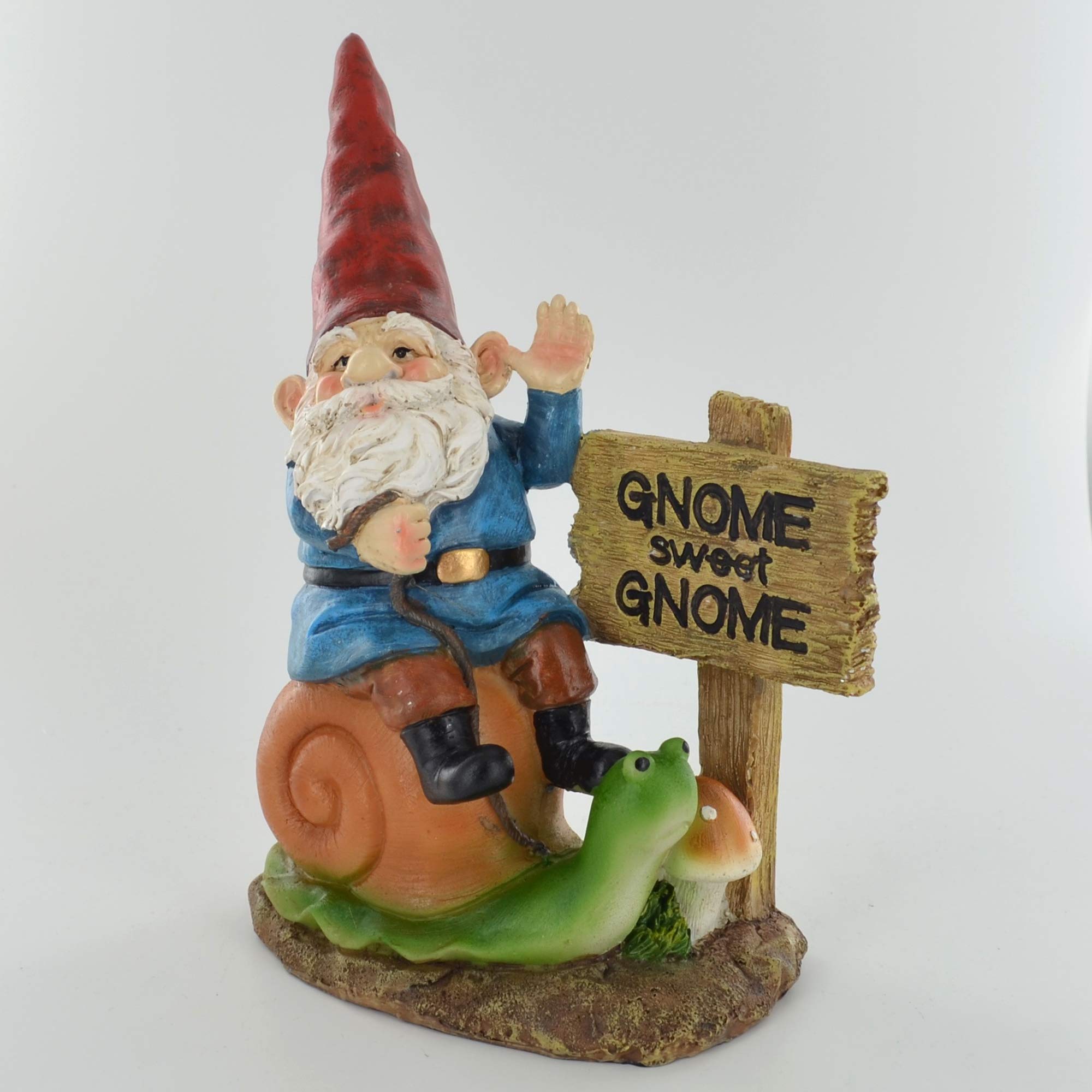 Gnome - Gnome Sweet Gnome Garden Ornament Home Decor Fantasy Figure Elf Joke Present Novelty Gift Comical H19cm - Image 2