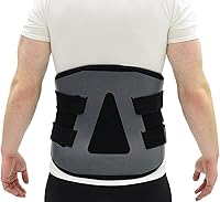 Vista 2 de ITA-MED Soporte de espalda para ortesis lumbosacra (respaldo de silla) Cinturón posoperatorio, XL