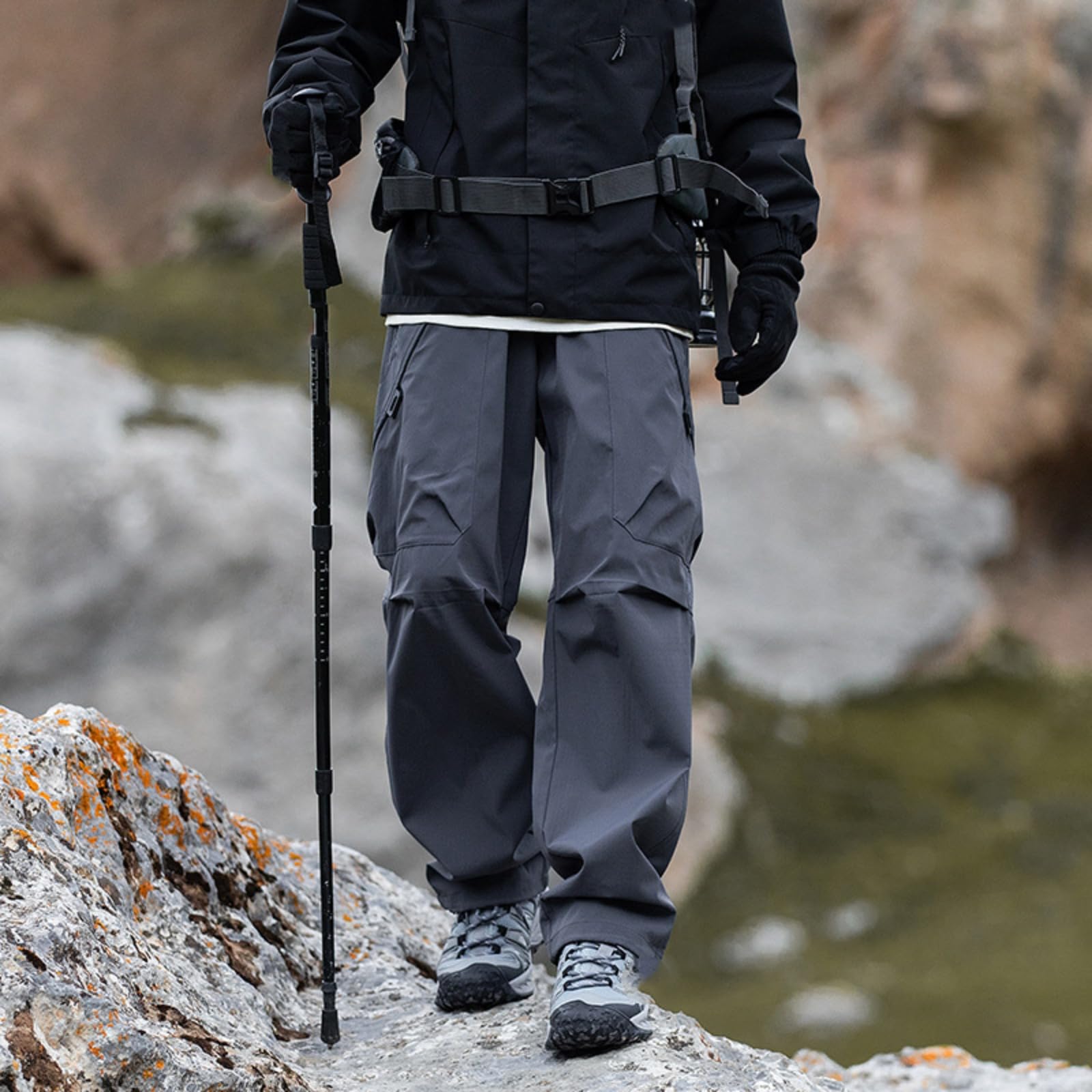 Pantaloni Sportivi Casual in Stile Americano per Gli Uomini in Primavera e Autunno Pantaloni Lisci con Coulisse