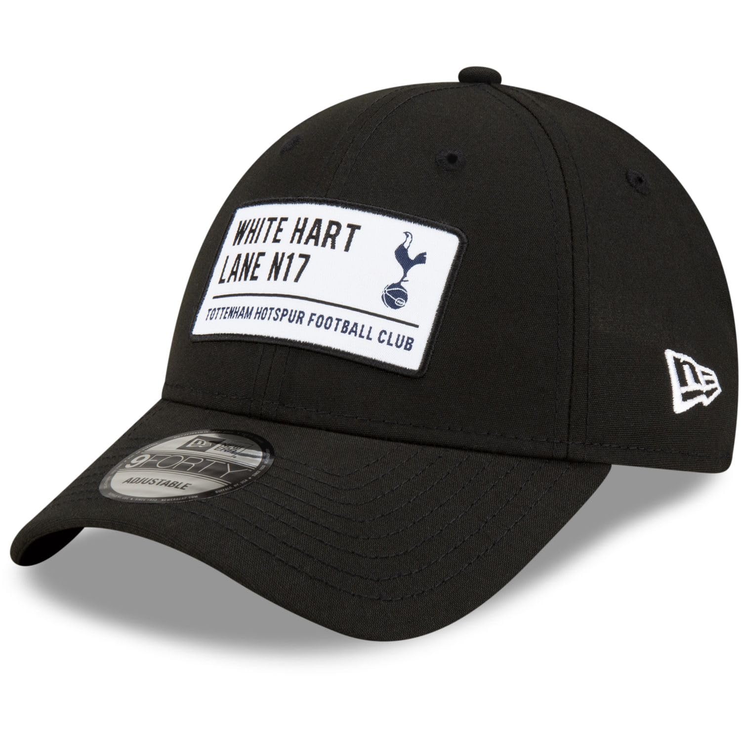 New Era Adult's 9Forty White Hart Lane Tottenham Hotspur FC Baseball Cap Hat Black