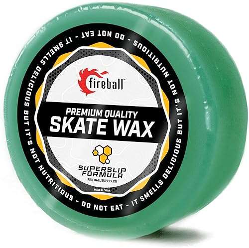 Miniatura 6 de Fireball SuperSlip Pro - Cera para patineta para rieles, hecha en Estados Unidos, cera para patinetas agresivas en línea y monopatines, fórmula Azul