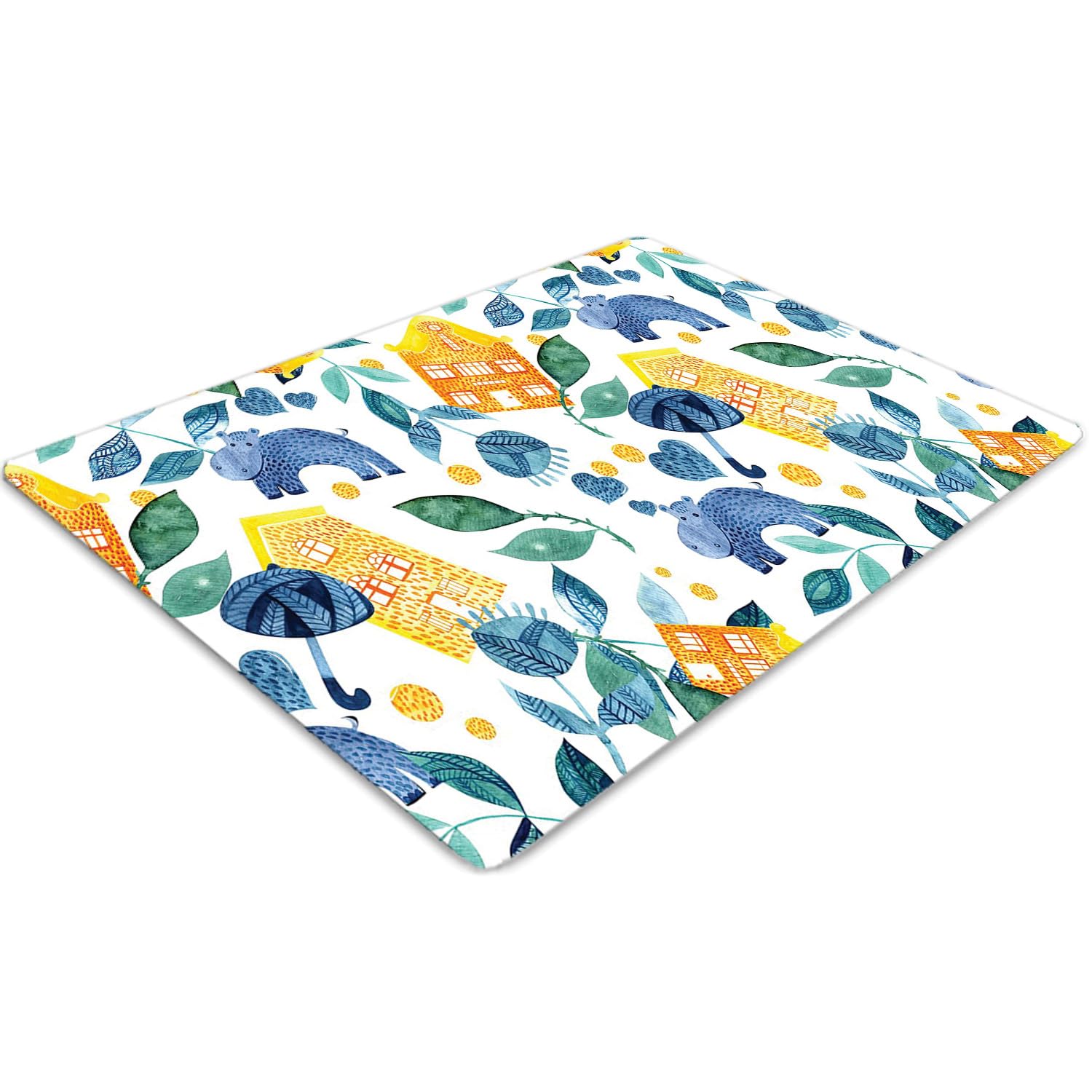 Tapis chaise imperméable et protecteur de sol facile à nettoyer pour bureau 120x90cm