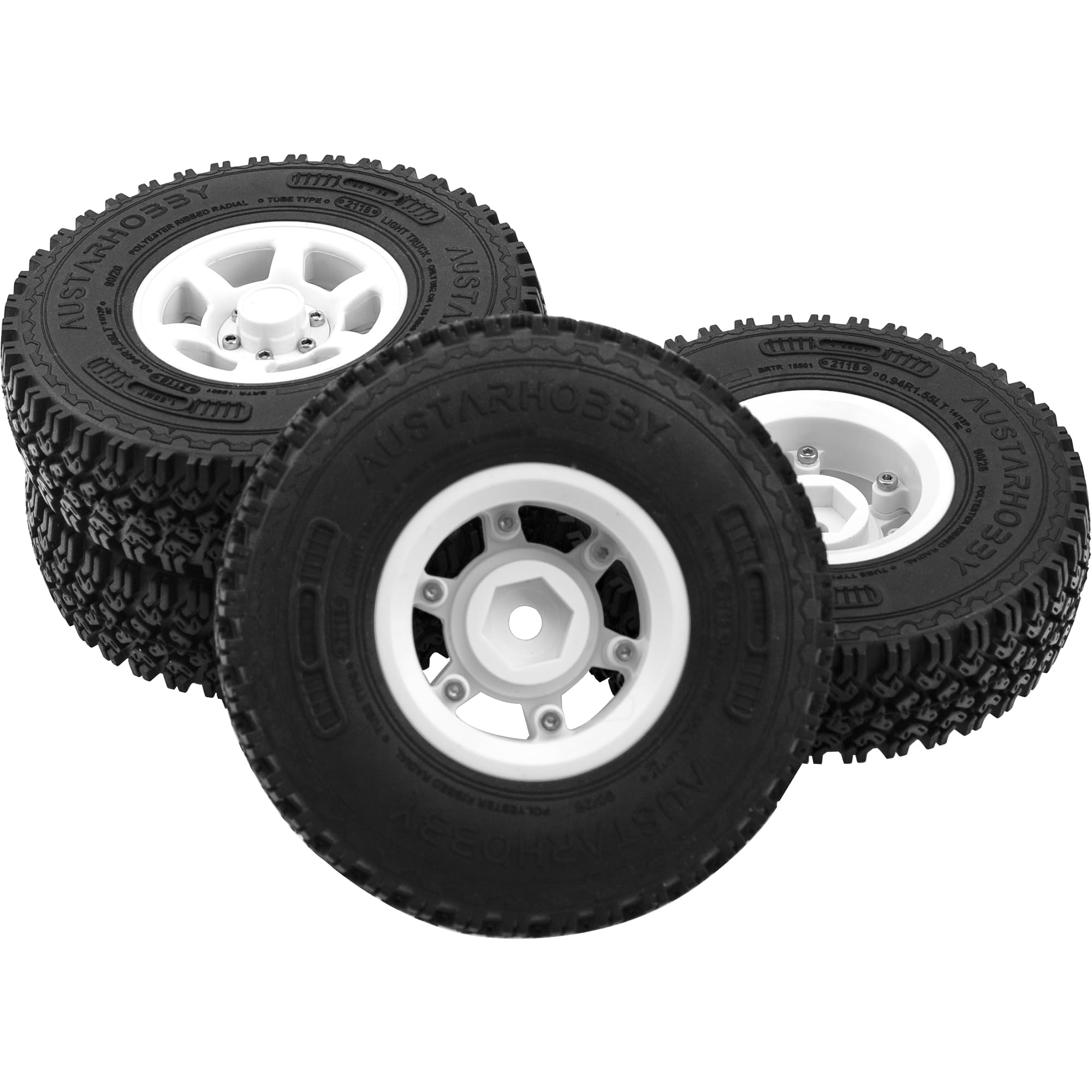 Amazon | HIRCQOO 1.55インチ ビーズロック プラスチックホイールリム