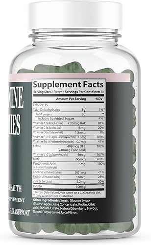 Miniatura 3 de Vital Premium - Gomitas de equilibrio femenino para la salud y el bienestar y la nutrición de las mujeres, apoyo inmunológico, vegano, sin gluten y